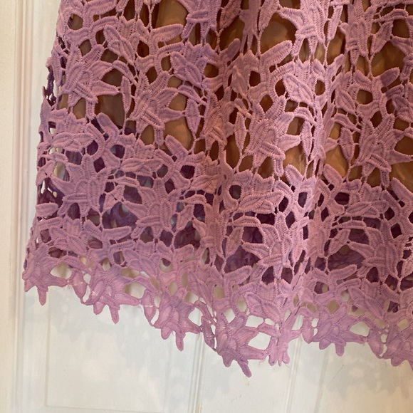 City Chic lilac dress so fancy lace overlay dress New - Picture 5 of 6